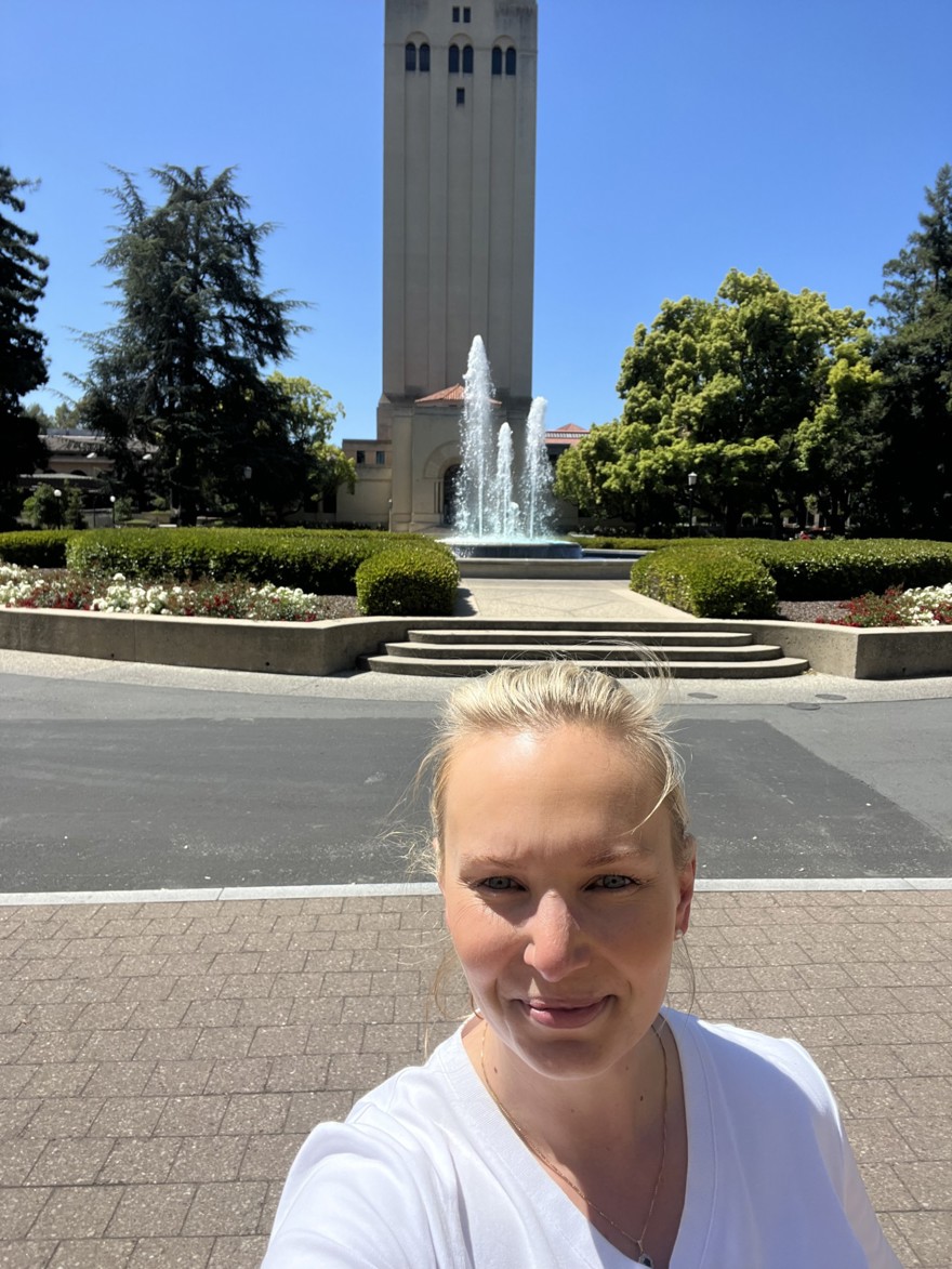 Fotografi på Linda Wass i Stanford